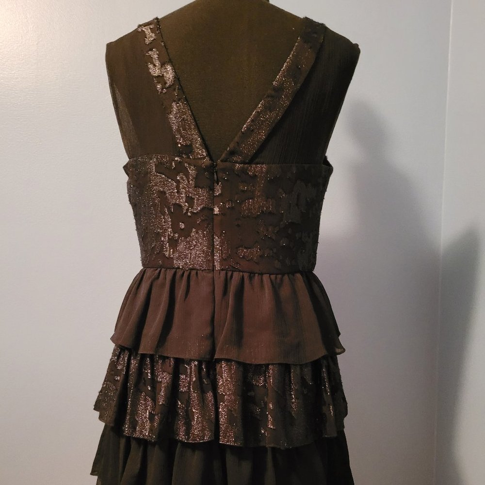 Max and Cleo. Shimmery Black Dress. Size 8. - Picture 2 of 7